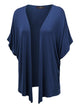 WSK1310 Womens Short Sleeve Dolman Cardigan