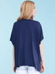 WSK1310 Womens Short Sleeve Dolman Cardigan