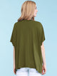 WSK1310 Womens Short Sleeve Dolman Cardigan