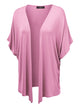 WSK1310 Womens Short Sleeve Dolman Cardigan