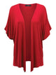 WSK1310 Womens Short Sleeve Dolman Cardigan