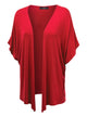 WSK1310 Womens Short Sleeve Dolman Cardigan