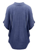 WSK1528 Womens Short Sleeve Open-Front Batwing Cardigan