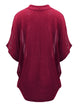 WSK1528 Womens Short Sleeve Open-Front Batwing Cardigan