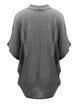 WSK1528 Womens Short Sleeve Open-Front Batwing Cardigan