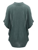 WSK1528 Womens Short Sleeve Open-Front Batwing Cardigan