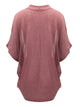 WSK1528 Womens Short Sleeve Open-Front Batwing Cardigan