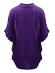 WSK1528 Womens Short Sleeve Open-Front Batwing Cardigan