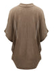 WSK1528 Womens Short Sleeve Open-Front Batwing Cardigan