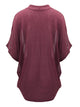 WSK1528 Womens Short Sleeve Open-Front Batwing Cardigan