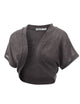 WSK1529 Womens Short Sleeve Shrug Open Cardigan
