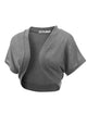WSK1529 Womens Short Sleeve Shrug Open Cardigan