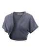 WSK1529 Womens Short Sleeve Shrug Open Cardigan