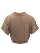 WSK1529 Womens Short Sleeve Shrug Open Cardigan