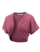 WSK1529 Womens Short Sleeve Shrug Open Cardigan