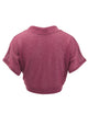 WSK1529 Womens Short Sleeve Shrug Open Cardigan
