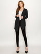 WSK2105 Women's Drape Front Open Cardigan Long Sleeve Irregular Hem