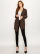 WSK2105 Women's Drape Front Open Cardigan Long Sleeve Irregular Hem