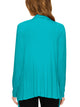 WSK2105 Women's Drape Front Open Cardigan Long Sleeve Irregular Hem