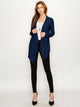 WSK2105 Women's Drape Front Open Cardigan Long Sleeve Irregular Hem
