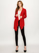 WSK2105 Women's Drape Front Open Cardigan Long Sleeve Irregular Hem