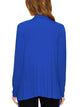 WSK2105 Women's Drape Front Open Cardigan Long Sleeve Irregular Hem