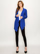 WSK2105 Women's Drape Front Open Cardigan Long Sleeve Irregular Hem