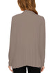 WSK2105 Women's Drape Front Open Cardigan Long Sleeve Irregular Hem