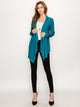 WSK2105 Women's Drape Front Open Cardigan Long Sleeve Irregular Hem