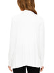 WSK2105 Women's Drape Front Open Cardigan Long Sleeve Irregular Hem