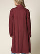 WSK2331 Women's Casual Cozy Braided Open Front Long Pocket Cardigan Sweater