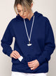 WSK2375 Hoodie Hoody with Airpod Sheath Drawstring - Compatible with Airpod Pro/2/1
