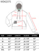 WSK2375 Hoodie Hoody with Airpod Sheath Drawstring - Compatible with Airpod Pro/2/1