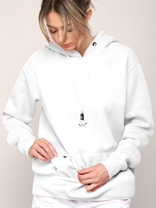 WSK2375 Hoodie Hoody with Airpod Sheath Drawstring - Compatible with Airpod Pro/2/1