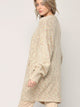 WSK 2380 Womens Kimono Long Batwing Sleeve Open Front Chunky  Knit Cardigan Loose Sweater with Pocket