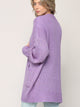 WSK 2380 Womens Kimono Long Batwing Sleeve Open Front Chunky  Knit Cardigan Loose Sweater with Pocket