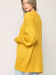 WSK 2380 Womens Kimono Long Batwing Sleeve Open Front Chunky  Knit Cardigan Loose Sweater with Pocket