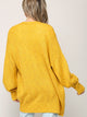 WSK 2380 Womens Kimono Long Batwing Sleeve Open Front Chunky  Knit Cardigan Loose Sweater with Pocket