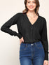 WSK780 Womens Keep It Classic V Neck Cardigan
