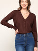 WSK780 Womens Keep It Classic V Neck Cardigan