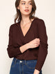 WSK780 Womens Keep It Classic V Neck Cardigan