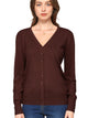 WSK780 Womens Keep It Classic V Neck Cardigan
