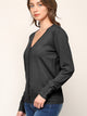 WSK780 Womens Keep It Classic V Neck Cardigan