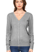 WSK780 Womens Keep It Classic V Neck Cardigan