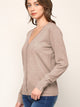 WSK780 Womens Keep It Classic V Neck Cardigan