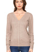 WSK780 Womens Keep It Classic V Neck Cardigan