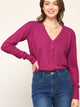 WSK780 Womens Keep It Classic V Neck Cardigan