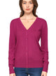 WSK780 Womens Keep It Classic V Neck Cardigan