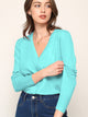 WSK780 Womens Keep It Classic V Neck Cardigan