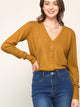 WSK780 Womens Keep It Classic V Neck Cardigan
